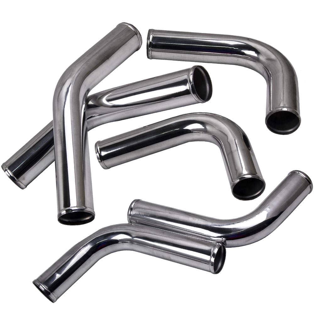 Universell turbo-intercooler 27x7x2.5 med aluminiumrörsats