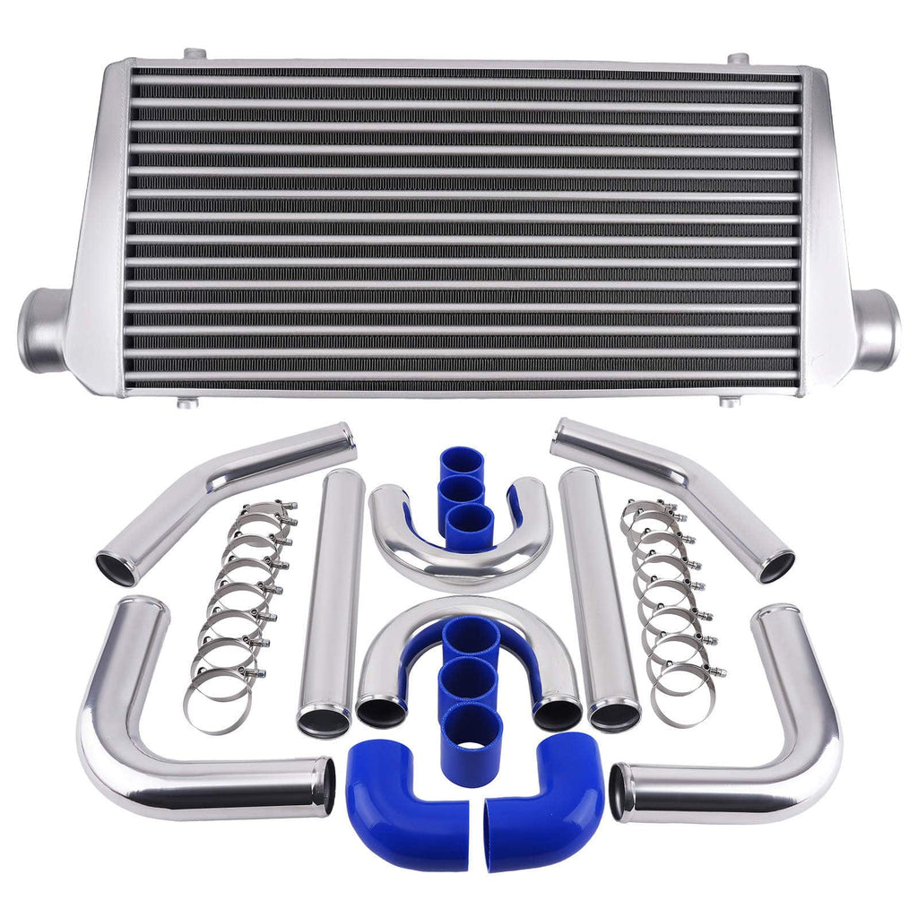 Intercooler 600x300x76 mm 76 mm ind-/udtag + 2.5 tommer 64 mm rørsæt