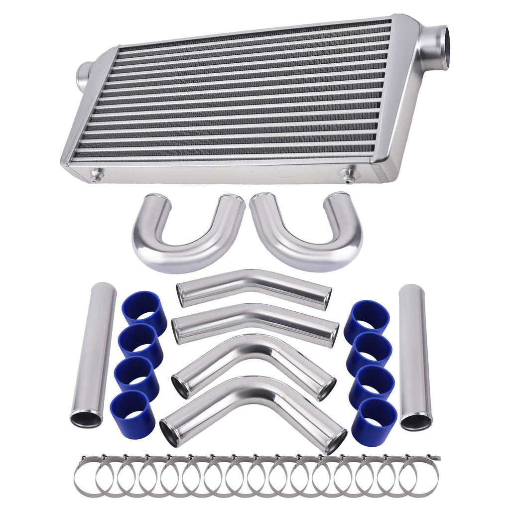 Intercooler 600x300x76mm med 3 tums 76mm rörsats