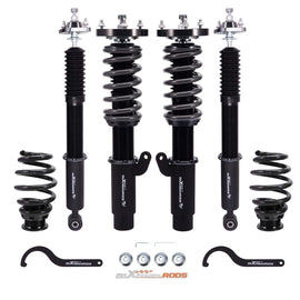Maxpeedingrods T7 coilovers passar till BMW 3-serie E46 sedan, coupé och cabriolet 1998-2007 | Justerbara coilovers, justerbar dämpning