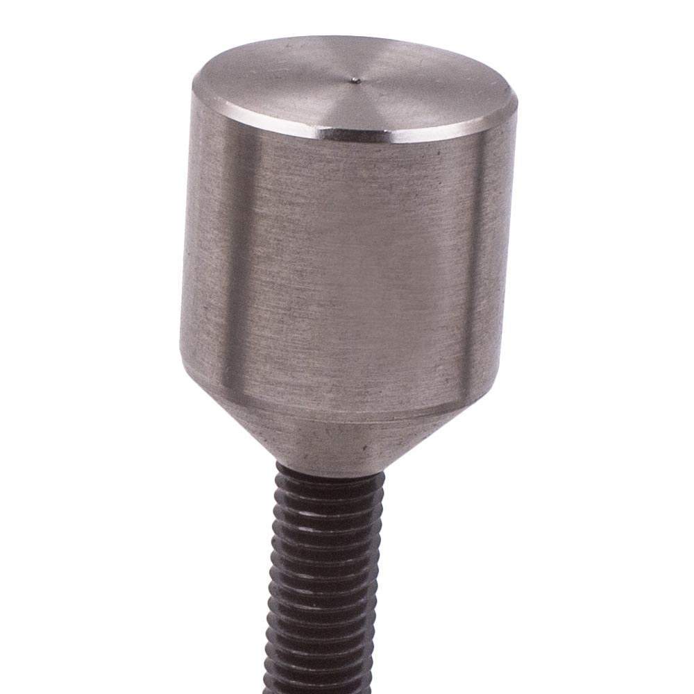 4x Flenssett med to hull og nagler i rustfritt stål – sett med diameter 1-1/8 og 1-5/8