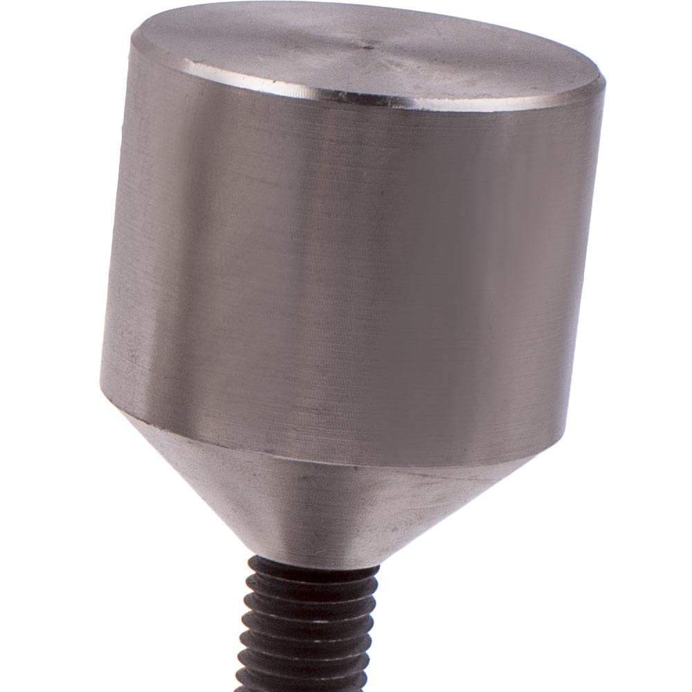 4x Flenssett med to hull og nagler i rustfritt stål – sett med diameter 1-1/8 og 1-5/8
