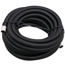 Indlæs billede til gallerivisning AN6 brændstofslangesæt 6 m (20 ft) nylon/rustfrit stål flettet med 10 drejelige AN6-fittings til brændstof og olie