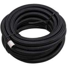 Indlæs billede til gallerivisning AN6 brændstofslangesæt 6 m (20 ft) nylon/rustfrit stål flettet med 10 drejelige AN6-fittings til brændstof og olie