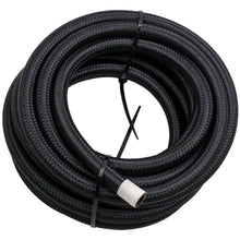Indlæs billede til gallerivisning AN6 brændstofslangesæt 6 m (20 ft) nylon/rustfrit stål flettet med 10 drejelige AN6-fittings til brændstof og olie