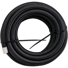 Indlæs billede til gallerivisning AN6 brændstofslangesæt 6 m (20 ft) nylon/rustfrit stål flettet med 10 drejelige AN6-fittings til brændstof og olie