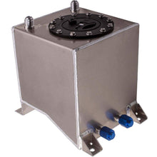 Ladda upp bild till gallerivisning, Aluminium bränsletank (fuel cell) 2,5 gallon / 10 liter med säkerhetsskum och 10AN, utan nivågivare