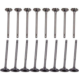 8x insugningsventil + 8x avgasventil lämplig för Audi VW Seat Skoda 1.2 1.4 1.6 AUA AXP