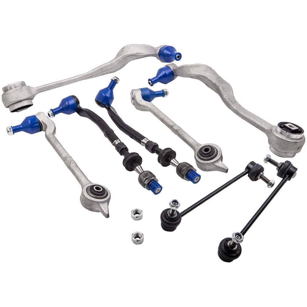Komplett sett med bærearmer, 8 deler, egnet for BMW 5-serie E39 1995-2004