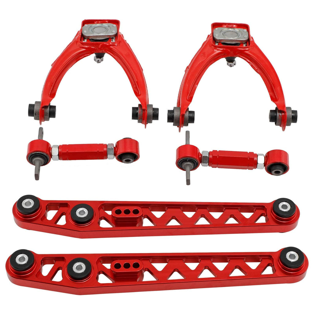 Gevindunderstell + bærearmer og camber-kit egnet for Honda Civic EJ EK EM 1996-2000 | Coilovers med 24-trinns justerbar demping