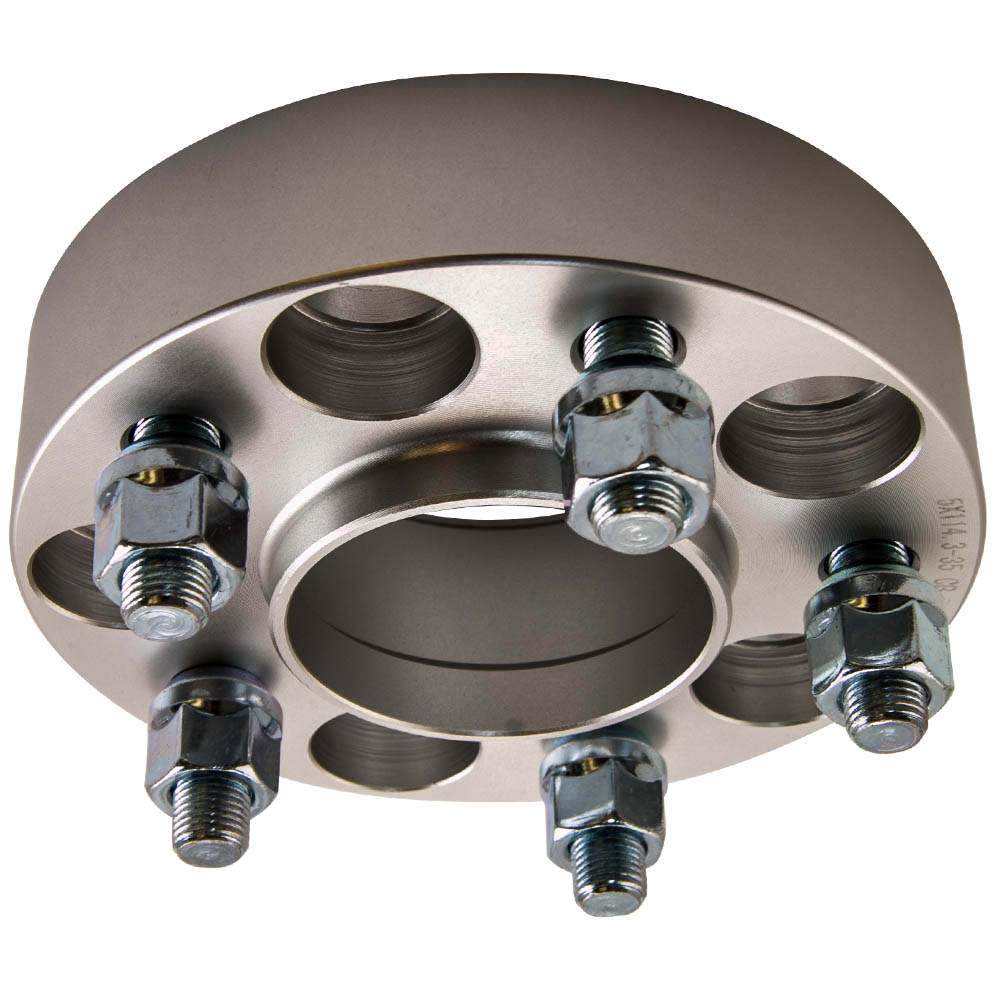 Spacere 35 mm 5x114,3 navcentreret, sæt af 4, 1/2 tomme hjulbolte, egnet til Ford Falcon, Ranger, Mustang, Explorer