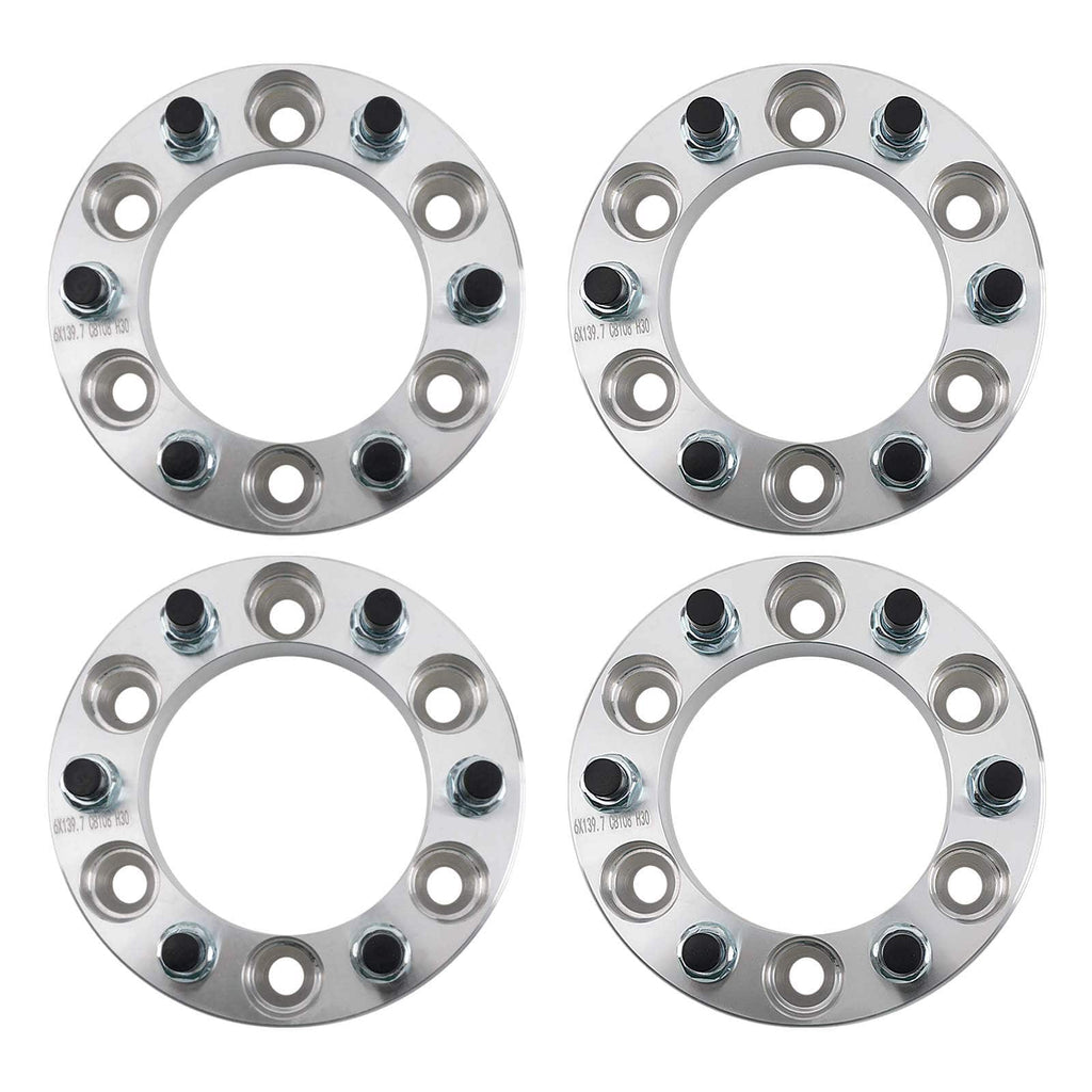 Spårbreddare 30 mm 6x139,7, set om 4 med 24 muttrar, lämpliga för Toyota Land Cruiser, Hilux, Prado, Pajero, Patrol