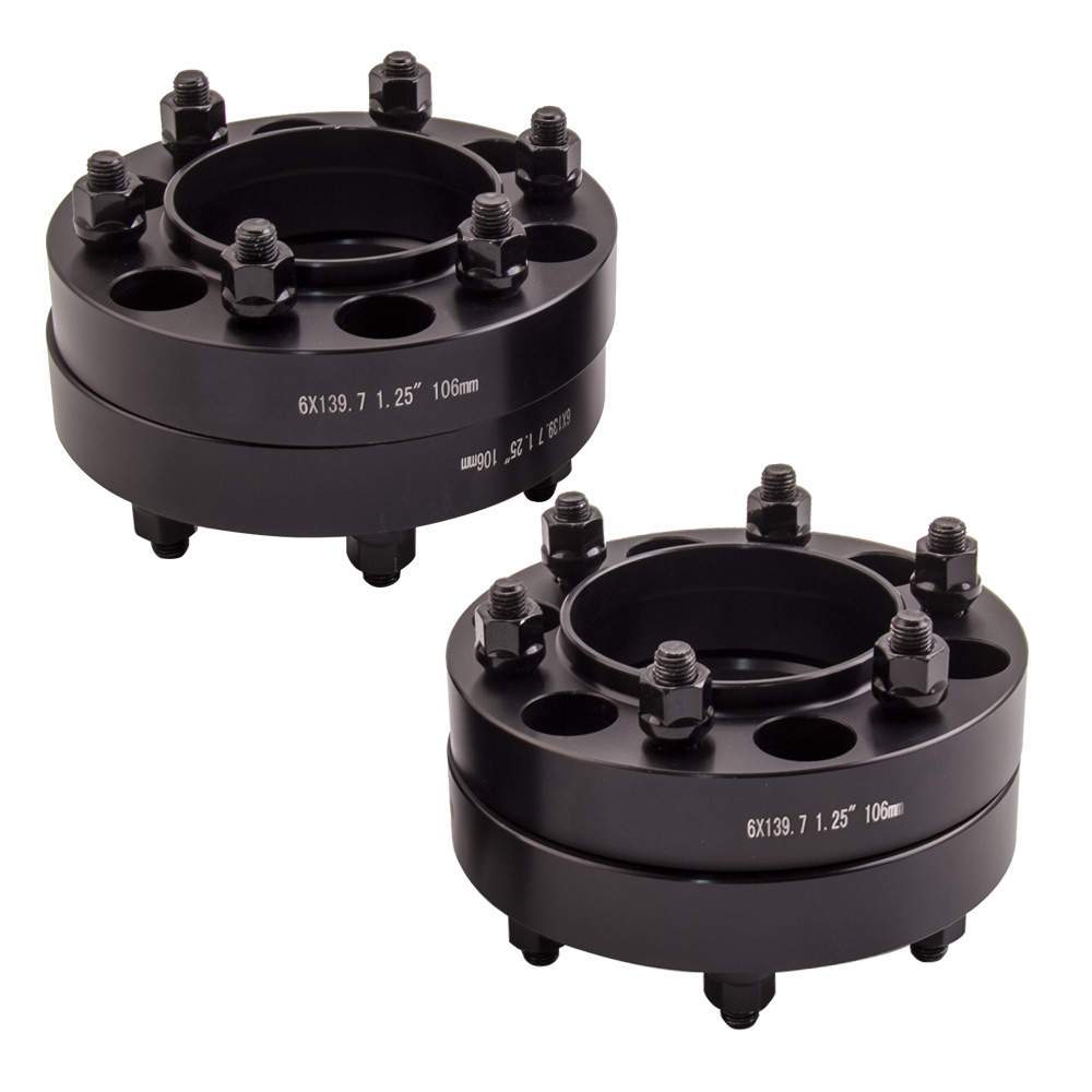 Sprederbussinger 32 mm (1,25 tommer) 6x139,7 navsentrert 106 mm sett med 4 egnet for Toyota 4Runner Tundra FJ Cruiser Tacoma Sequoia