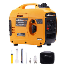 Lataa kuva Galleria-katseluun, 1200W Invertteri-aggregaatti bensiini 230V – 11,5 kg hiljainen, 2x USB