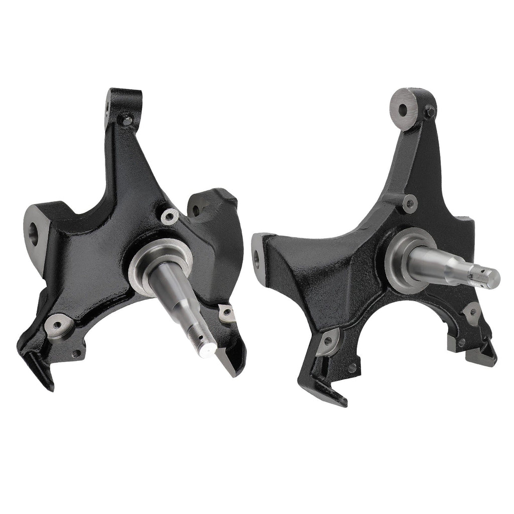 Drop-spindlar 2 tum sänkning fram, lämpliga för Chevrolet Silverado, GMC Sierra C1500 C2500, Tahoe, Yukon 1988-1999