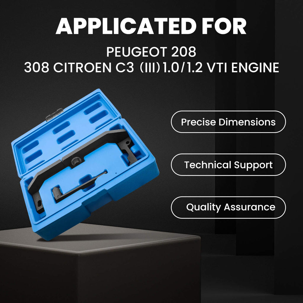 Motorindstillingsværktøj egnet til Citroën C3, C4 Cactus, DS3, Peugeot 108, 208, 308, 2008 1.0 1.2 VTi PureTech 0109-2A