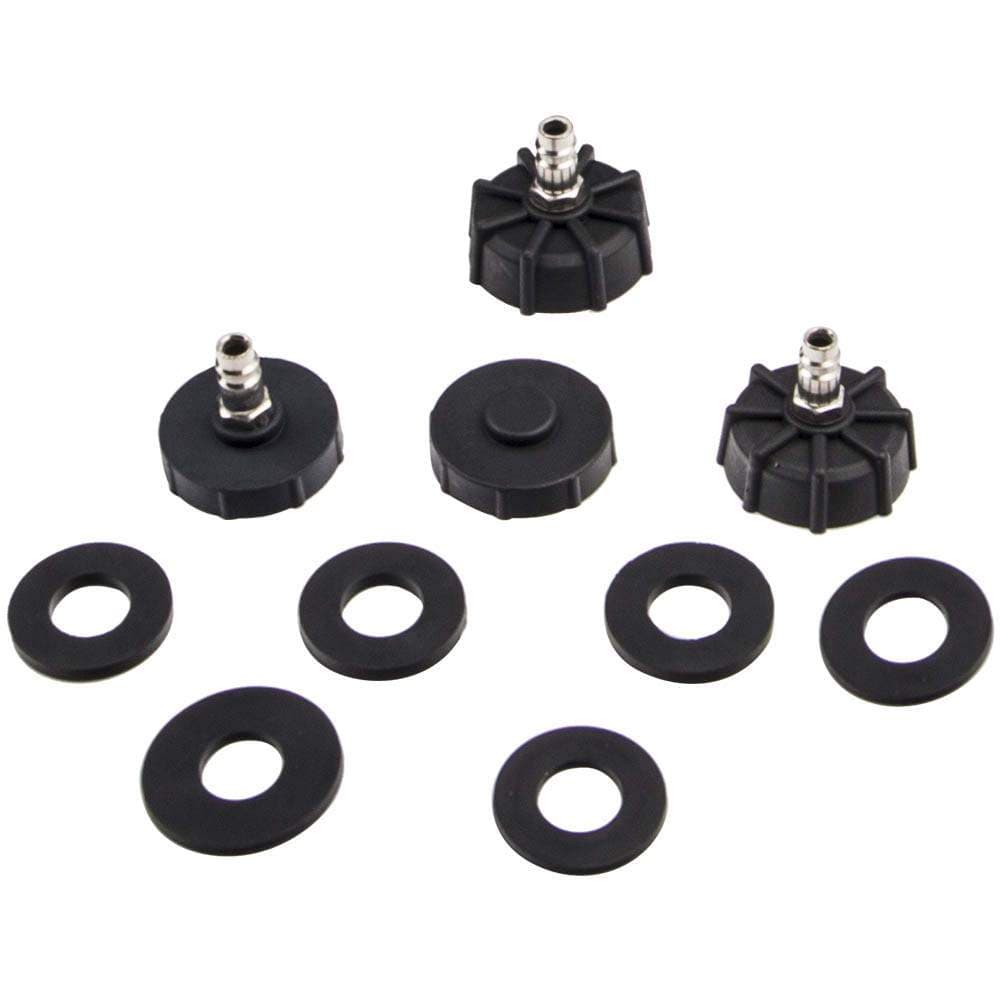 13-delars adapterkit E20 för trycklufts-bromsluftare