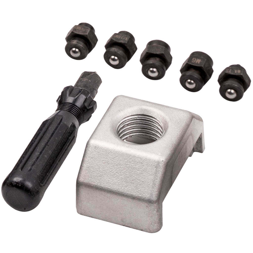 Hydraulisk flænseværktøj til bremserør, 18-dele til 4,75, 5 og 6 mm rør, inkl. rørskærer