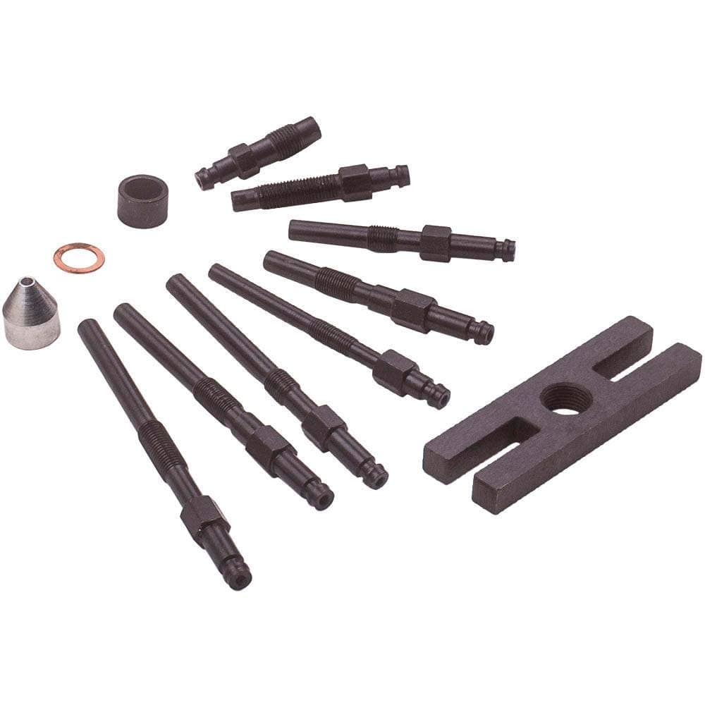 Diesel-kompressionstester 0-70 bar med 13 adaptere til biler, lastbiler, traktorer og maskiner (TDI, CDI)
