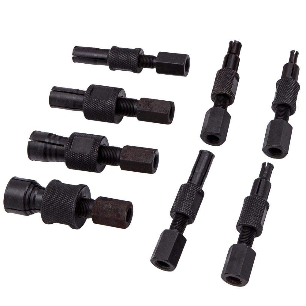 Sett med 9 stk. innvendige lagertrekkere med glidhammer, 8–32 mm for blindhull, bl.a. styrelager