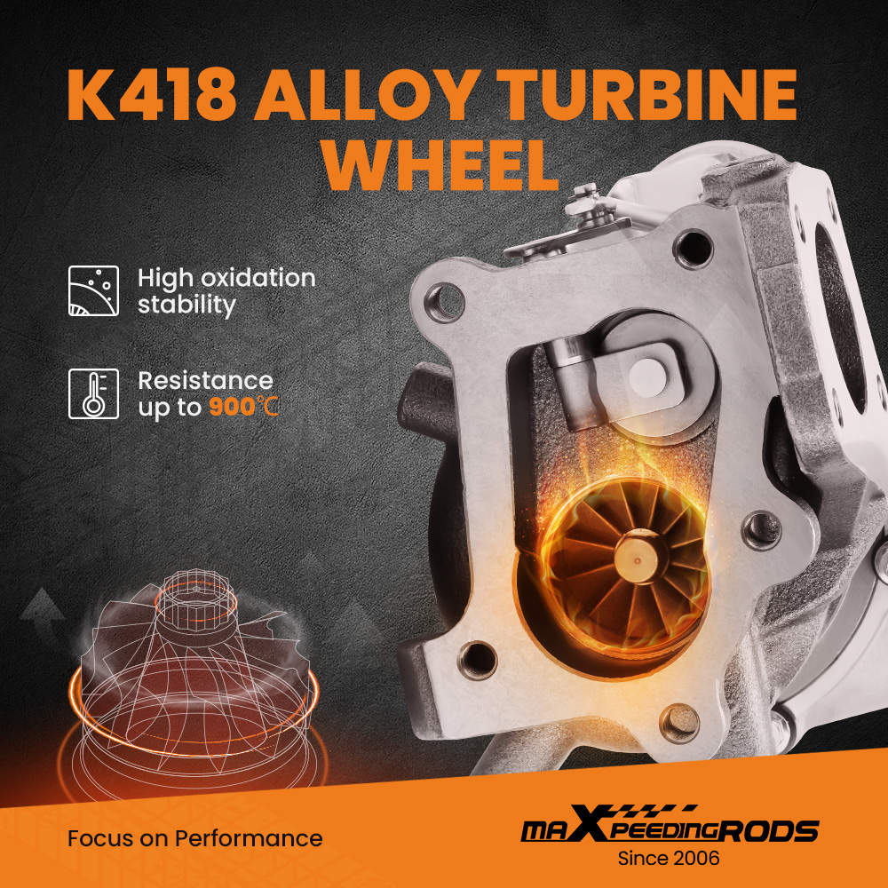Turbo K0422-582 sopii malleihin Mazda CX-7, Mazdaspeed 3, Mazdaspeed 6 2.3 MZR DISI L3-VDT 190 kW 258 hv 2006-2014 | L33L13700B 53047109904