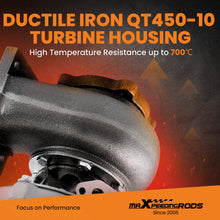 Ladda upp bild till gallerivisning, Universell turbo GT3037 GT3076 T3-fläns 4-bult A/R 0.82 extern wastegate vatten- och oljekyld upp till 500 hk 2.5L-3.0L