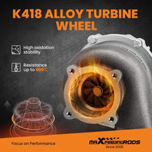 Ladda upp bild till gallerivisning, Universell turbo GT3037 GT3076 T3-fläns 4-bult A/R 0.82 extern wastegate vatten- och oljekyld upp till 500 hk 2.5L-3.0L