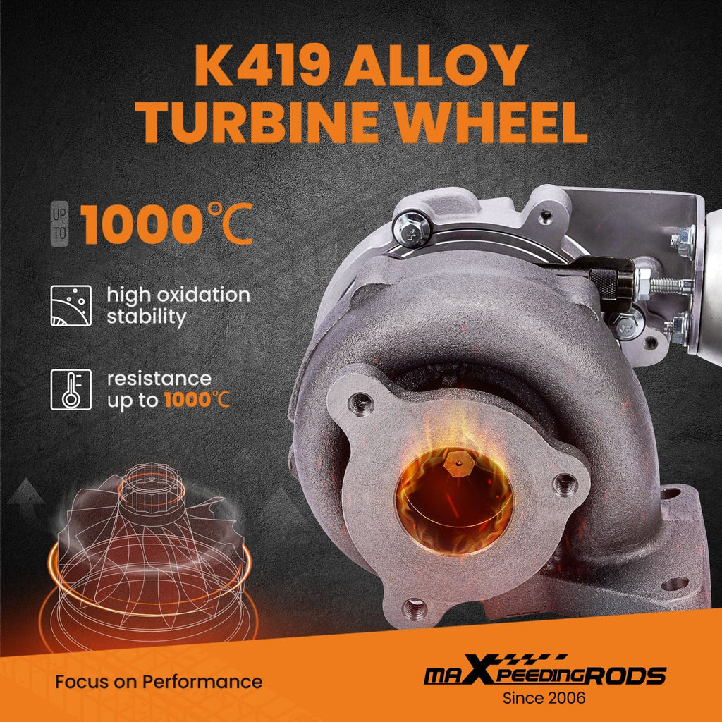 Street turbo billet lämplig för Renault Laguna II, Mégane II, Scénic II, Espace IV, Nissan Primera 1.9 dCi 120 hk | 708639-0006 8200322125