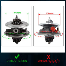Indlæs billede til gallerivisning Turbolader-indsats (CHRA) GT1749V egnet til Audi A3, VW Golf IV, Bora, Seat Leon, Skoda Octavia 1.9 TDI 110 hk ASV AHF AUY | 713672-5006S