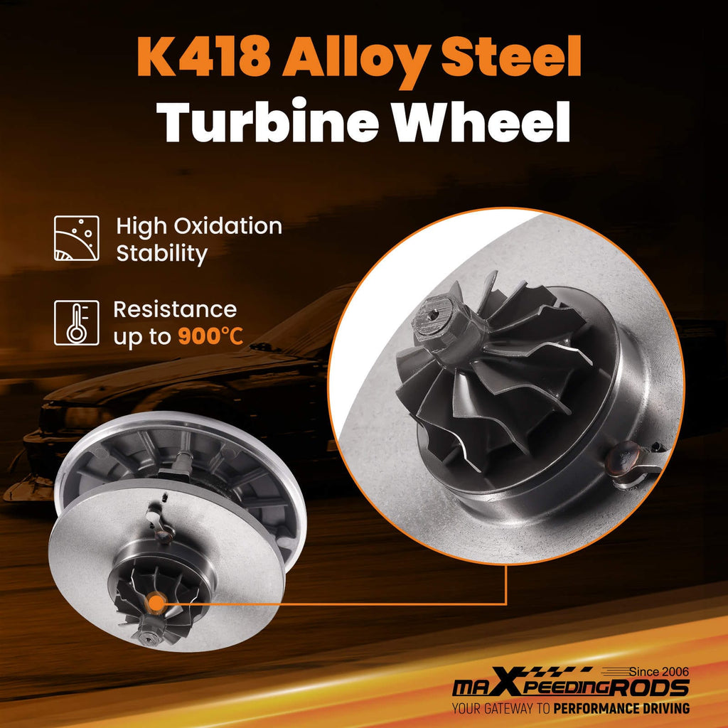 Turboinnsats (CHRA) GT1544V, passer til Peugeot, Citroën C4, Ford Focus II, Mini Cooper D og Mazda 3 1.6 HDi/TDCi | 753420-5005S