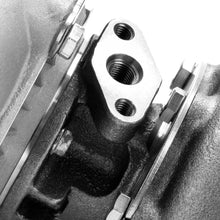 Indlæs billede til gallerivisning Universel turbo T3/T4 T04E A/R .63 kompressorhjul i billet-aluminium, oliekølet, T3 5-bolt downpipe-flange til 1.5-2.5L motorer