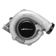 Indlæs billede til gallerivisning Universel turbo T3/T4 T04E A/R .63 kompressorhjul i billet-aluminium, oliekølet, T3 5-bolt downpipe-flange til 1.5-2.5L motorer
