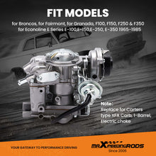 Last inn bildet i Galleri-visningsprogrammet, Forgasser YFA 1-ports elektrisk choke egnet for Ford F100 F150 F250 F350, Bronco 4.9L 300 4.1L 250 1965-1985
