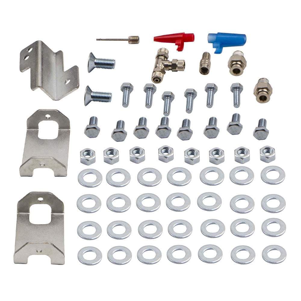 Hjälpluftfjädring bak (2x luftbälg) + 12V kompressor lämplig för Ford Transit från 2001 | 4000 kg
