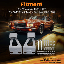 Indlæs billede til gallerivisning Engine Mount Brackets Set compatible for Chevy C10 Small Block 1963 1964 1965 1966 1967-72