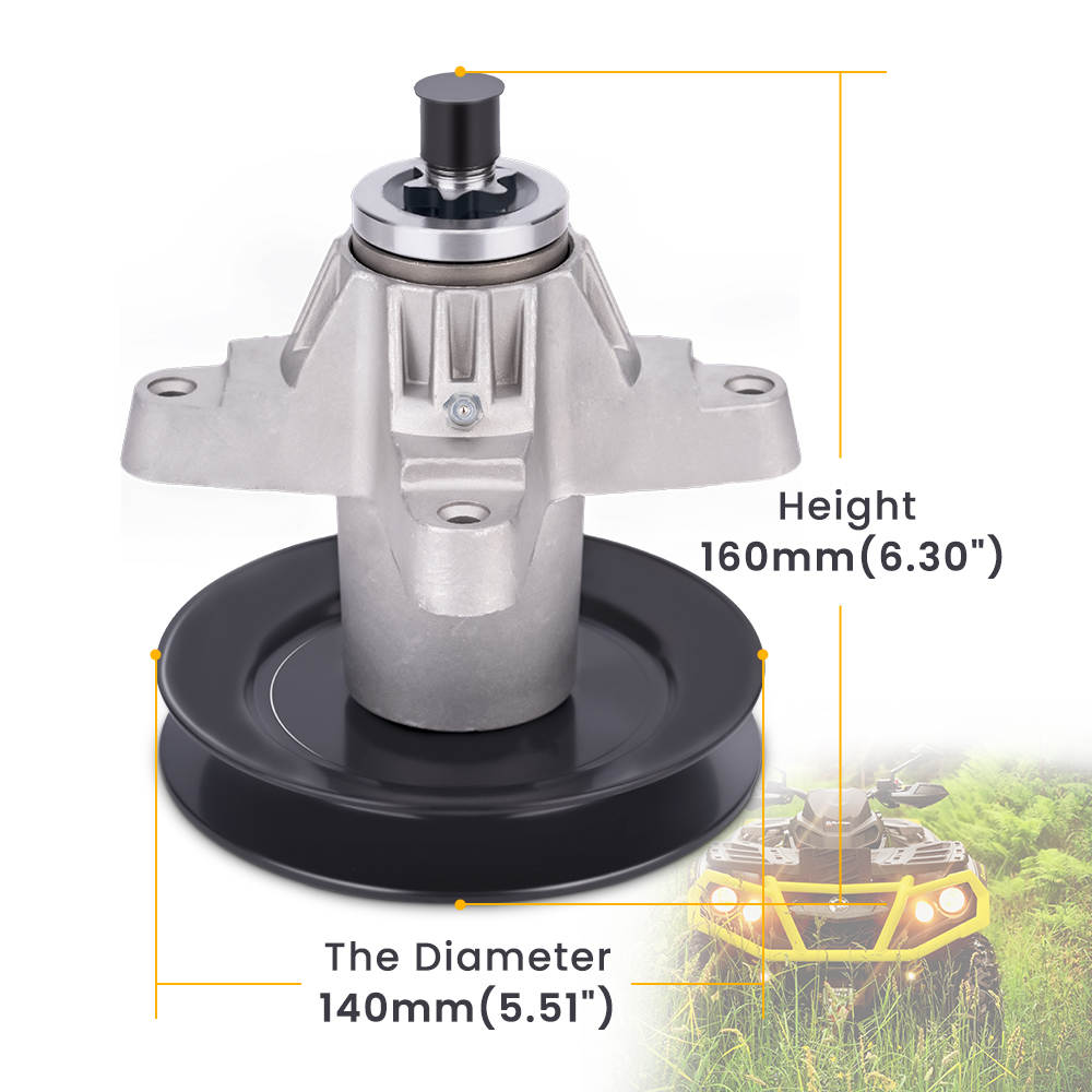 Spindle Assembly for MTD 918-04125C, 918-04126 618-04126 with Pulley