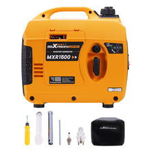 Lataa kuva Galleria-katseluun, 1200W Portable Inverter Generator 11.5kg Silent Petrol 230V 2XUSB