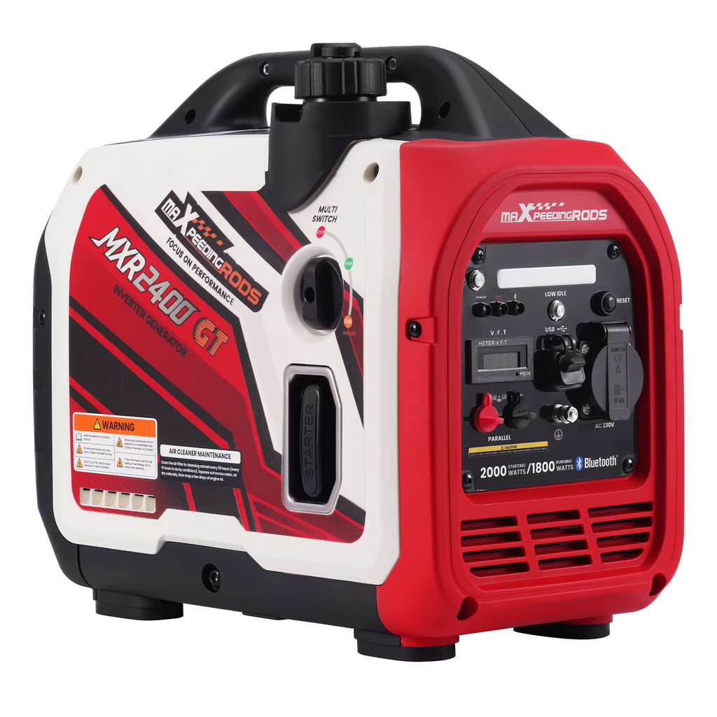 1800W/2000W Gasoline Portable Inverter Generator 15kg Bluetooth Monitor