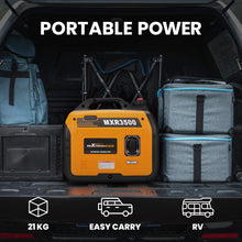 Indlæs billede til gallerivisning maXpeedingrods Inverter Emergency Generator 3300 W 230 V lightweight for camping travel construction site (Suitable for EU areas, not for UK)