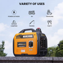 Indlæs billede til gallerivisning maXpeedingrods Inverter Emergency Generator 3300 W 230 V lightweight for camping travel construction site (Suitable for EU areas, not for UK)