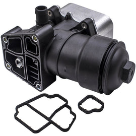 Oliekoeler Filter Housing Cap + Gasket geschikt voor Audi A1 A4 A5 geschikt voor VW Golf Sharan