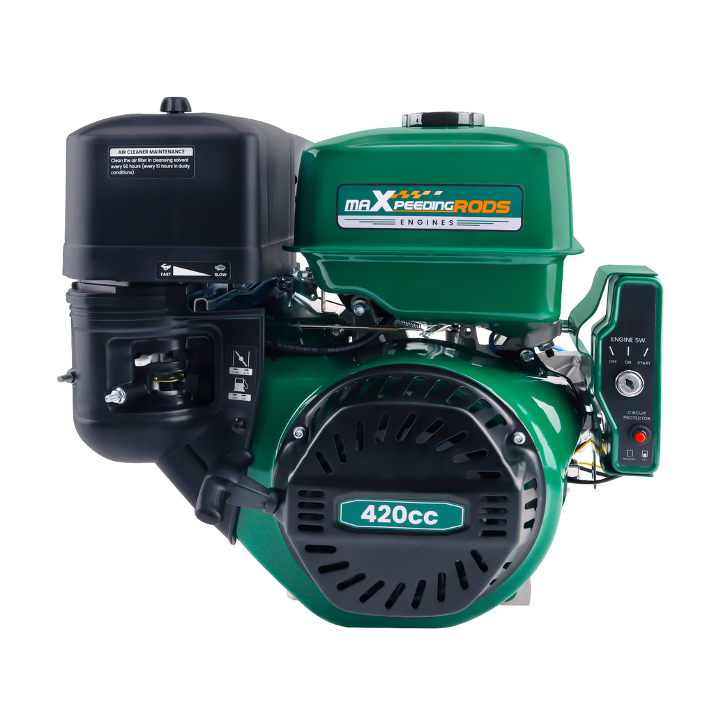 420cc OHV Horizontal Gas Engine kleine motor Karts Compressors