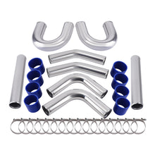 Ladda upp bild till gallerivisning, Universal 3" 76mm Intercooler Turbo Boost Piping Pipe Hose Kit Clamp Kit