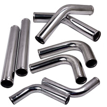 Ladda upp bild till gallerivisning, 2.5" UNIVERSAL Turbo Intercooler Piping Pipe Duct Tube Kit with Bolt Clamp Blue