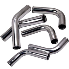 Ladda upp bild till gallerivisning, 2.5" UNIVERSAL Turbo Intercooler Piping Pipe Duct Tube Kit with Bolt Clamp Blue