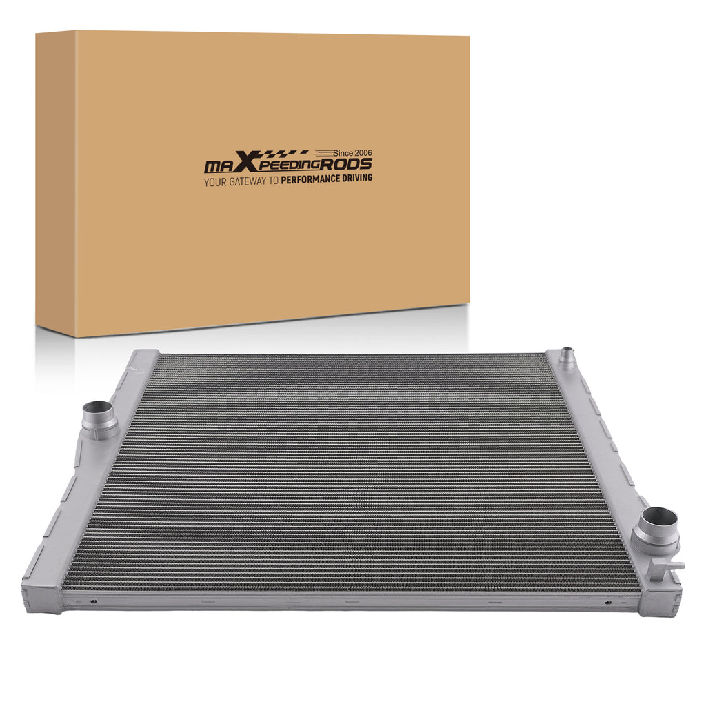 1-Row Aluminium Radiateur geschikt voor BMW X5 E70 3.0L 4.8L 2007-2010 17117585036