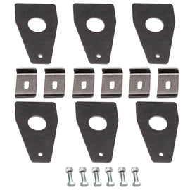 6x 6-inch Universal Gutter Mounts voor Roof Rack