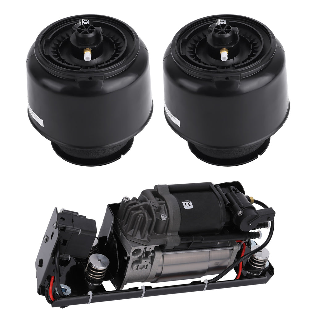 Compressor + 2x Air Bellows + Klep Control Unit geschikt voor BMW 5 Serie F11 F07 37106784379