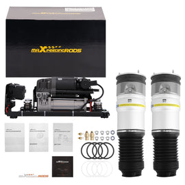 Luchtvering achterzijde + Compressor + Klep Block geschikt voor BMW 7 Serie F01, F02, F03, F04