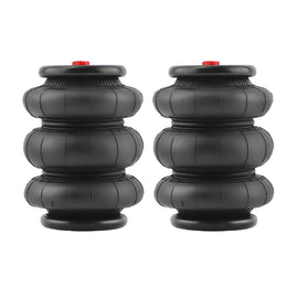 Paar Luchtvering Triple Bellow 2600 LBS Universal voor Light Duty geschikt voor Mini-vrachtwagens